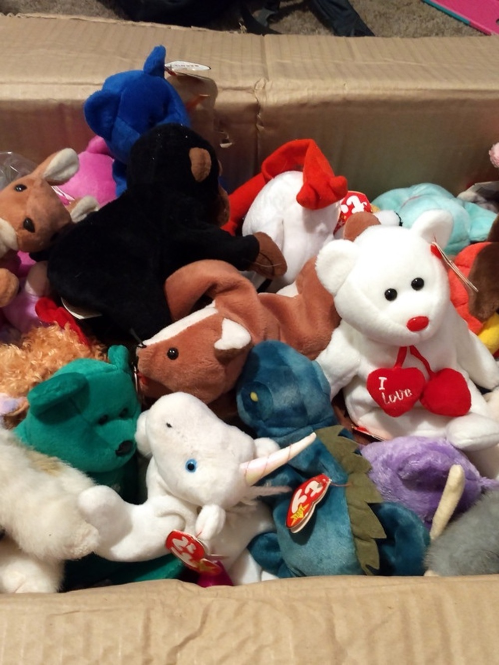 Beanie baby mystery boxes!